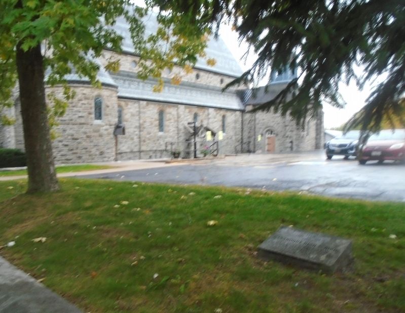 Site of Gananoque High School Marker. Click for full size. Site of Gananoque High School Marker image. Click for full size.