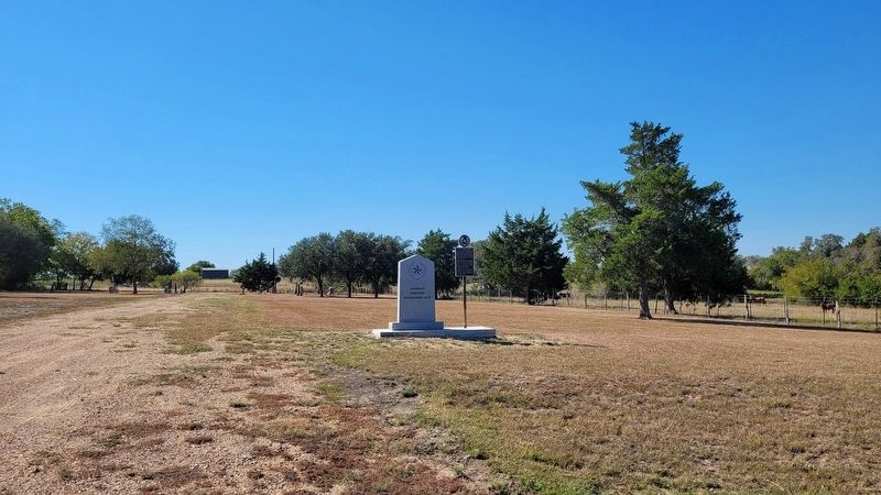 The entrance to the SPJST Velehrad Cemetery and Marker. Click for full size. The entrance to the SPJST Velehrad Cemetery and Marker image. Click for full size.