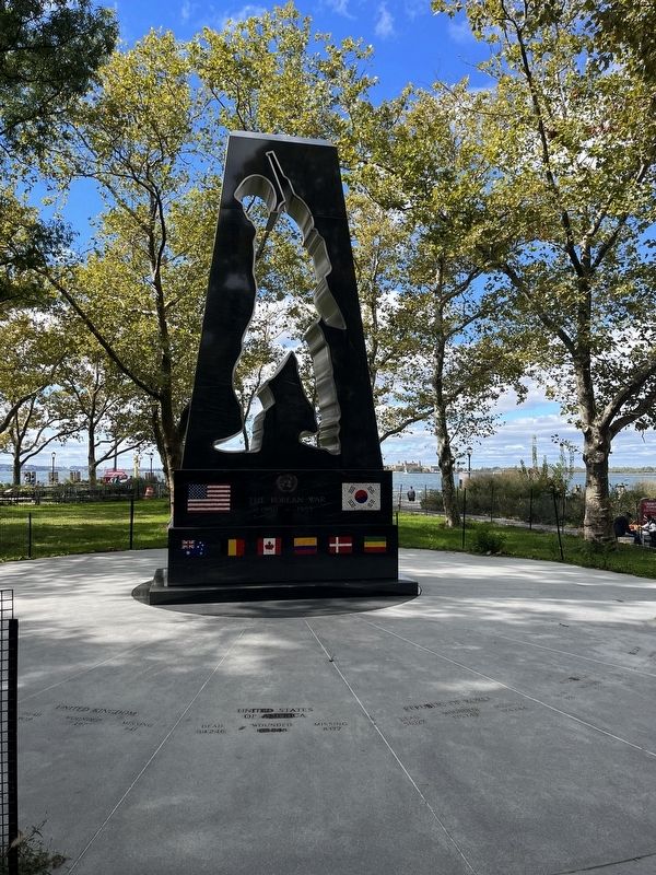 New York Korean War Veterans Memorial image. Click for full size.