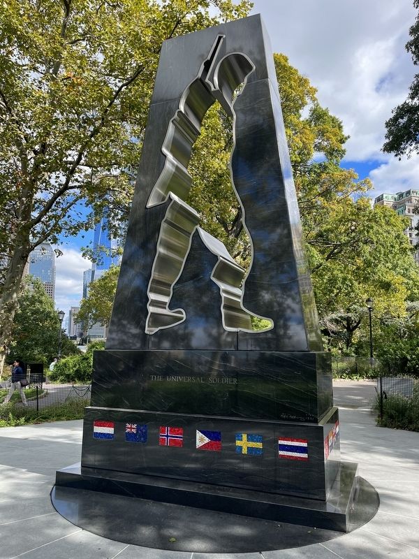New York Korean War Veterans Memorial image. Click for full size.