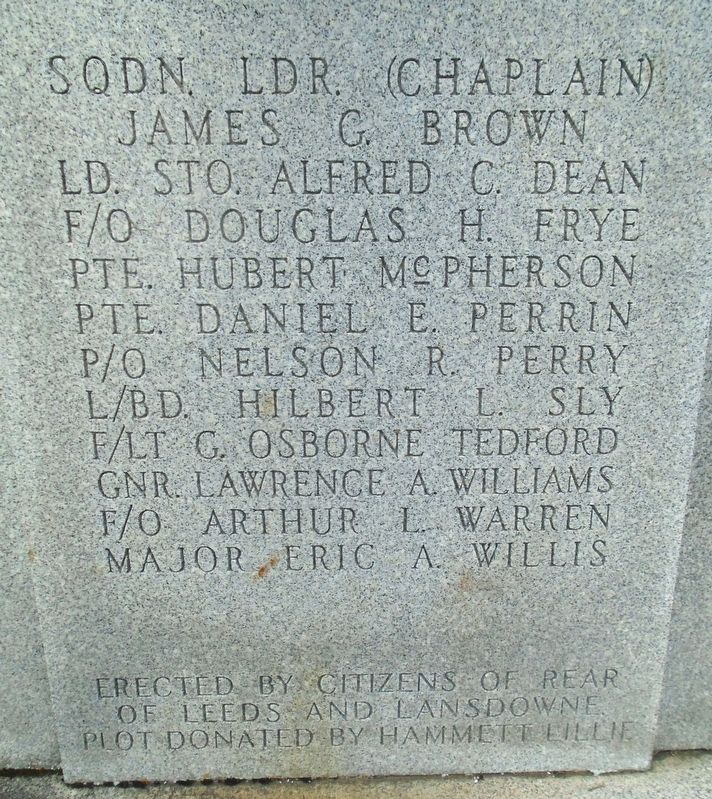 World War II Memorial Honored Dead image. Click for full size.
