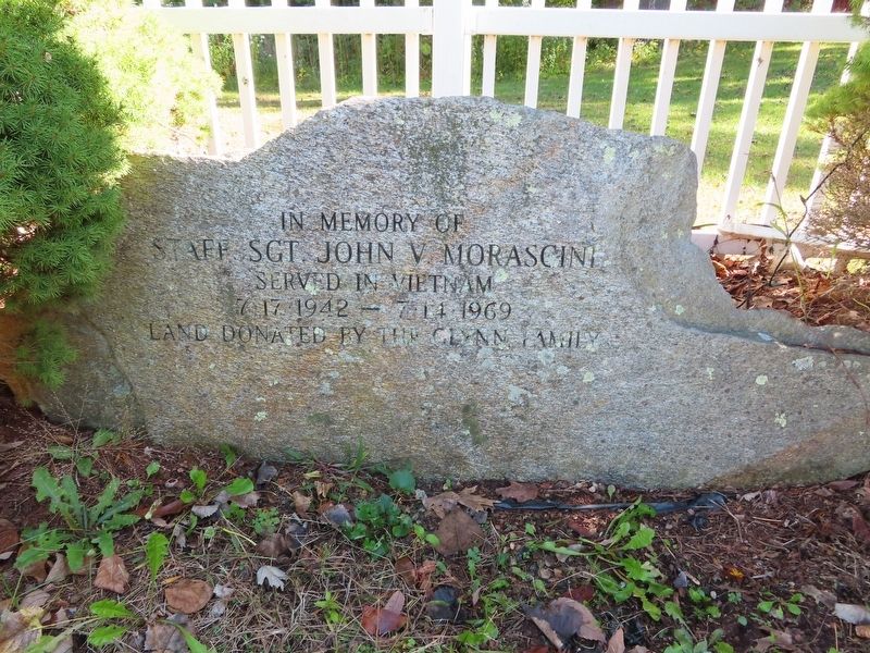 Staff Sgt. John V. Morascini Marker. Click for full size. Staff Sgt. John V. Morascini Marker image. Click for full size.