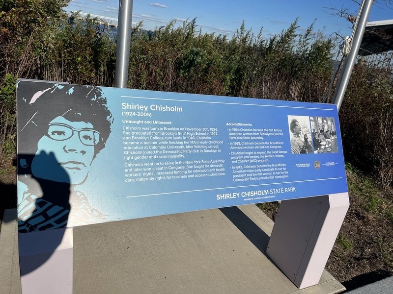 Shirley Chisholm Marker image. Click for full size.