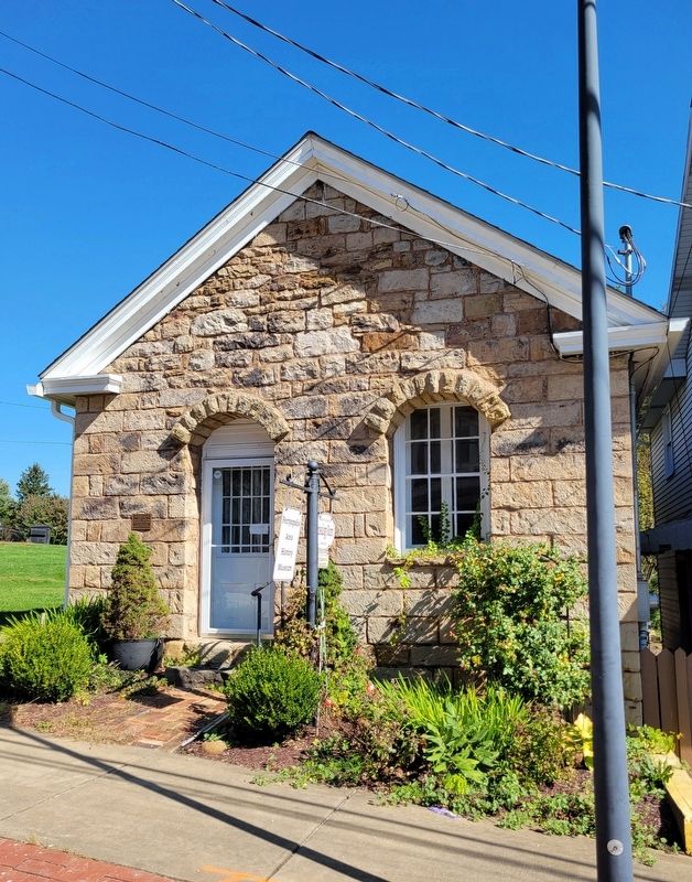 Youghiogheny Bank of Pennsylvania and Marker image. Click for full size.