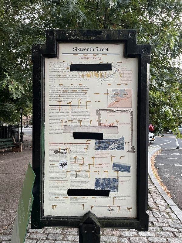 Sixteenth Street Marker. Click for full size. Sixteenth Street Marker image. Click for full size.