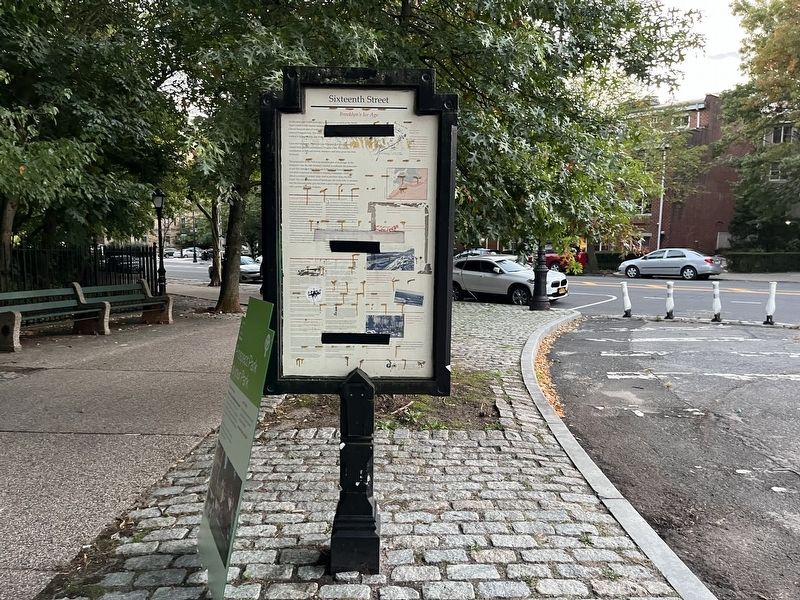 Sixteenth Street Marker. Click for full size. Sixteenth Street Marker image. Click for full size.