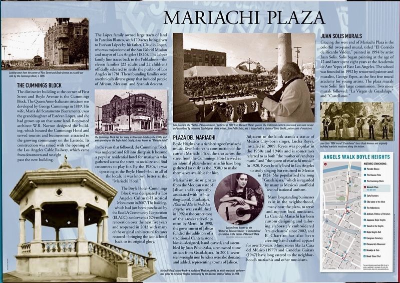 Mariachi Plaza Marker image. Click for full size.