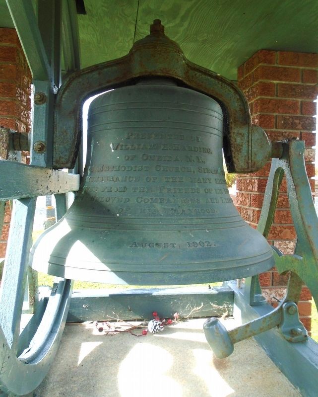 Crosby Methodist Church Bell image. Click for full size.