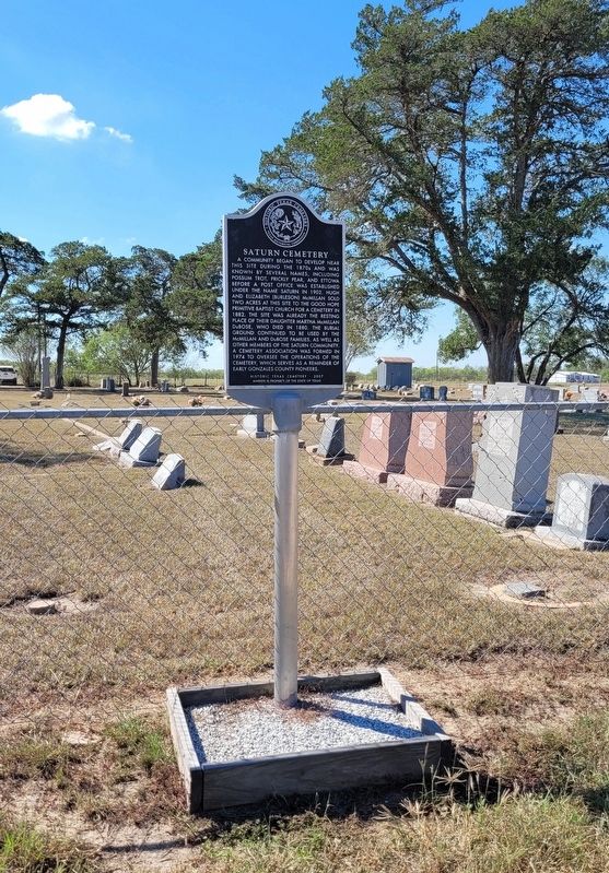 Saturn Cemetery Marker image. Click for full size.