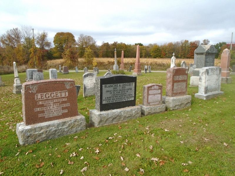 Blanche A. Thompson Leggett Marker image. Click for full size.