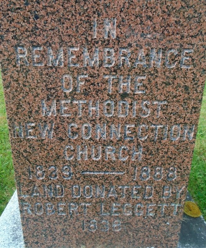 The Methodist New Connection Church Marker image. Click for full size.