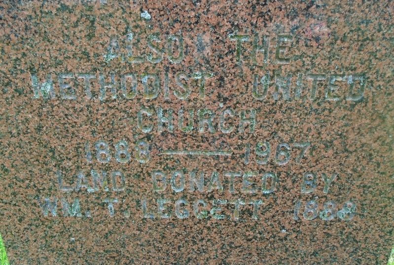 The Methodist United Church Marker image. Click for full size.