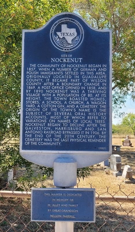 Site of Nockenut Marker image. Click for full size.