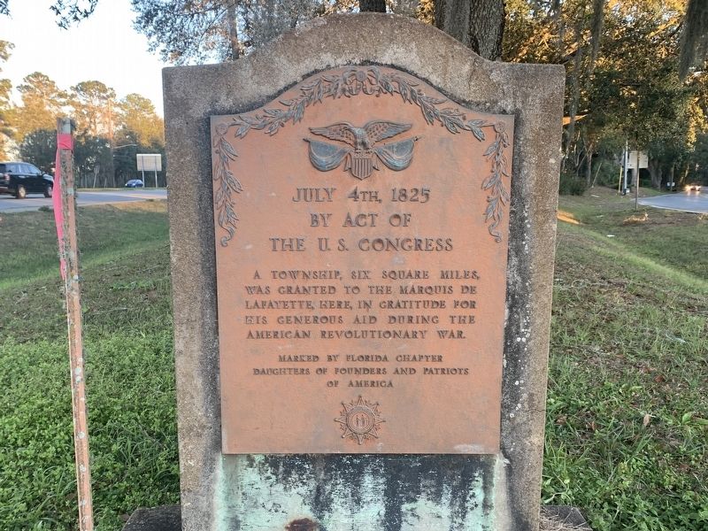 Layfayette Land Grant Marker image. Click for full size.