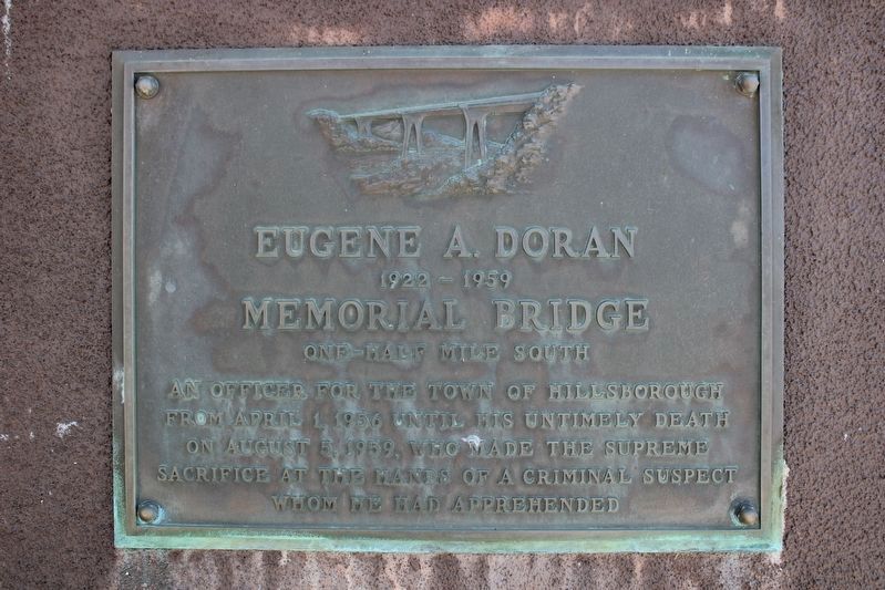 Eugene A. Doran Memorial Bridge Marker image. Click for full size.