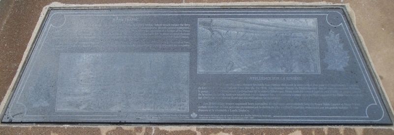 River Traffic / Affluence sur la Rivi�re Marker image. Click for full size.