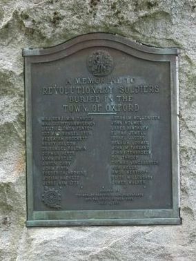 Oxford Revolutionary War Memorial image. Click for full size.
