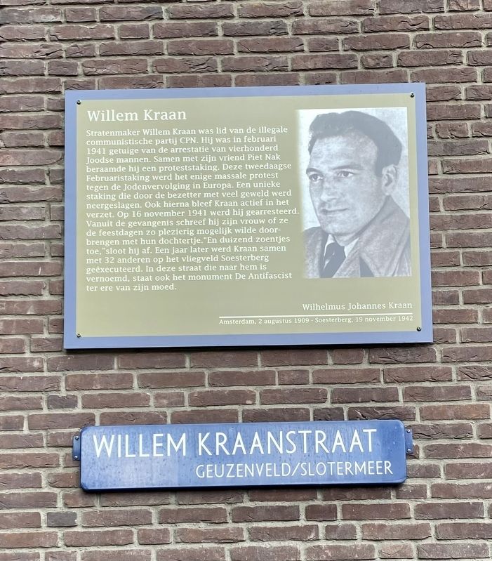 Willem Kraan Marker image. Click for full size.