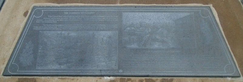 The Garrison Settlement / l��tablissement de la Garnison Marker image. Click for full size.