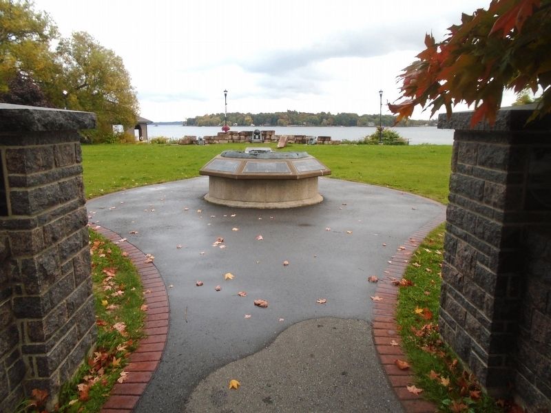 The Garrison Settlement at Gananoque ca: 1815/16 Monument image. Click for full size.