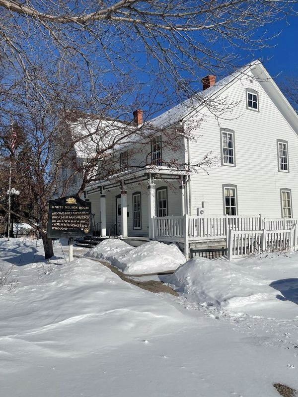 Knute Nelson House and Marker. Click for full size. Knute Nelson House and Marker image. Click for full size.