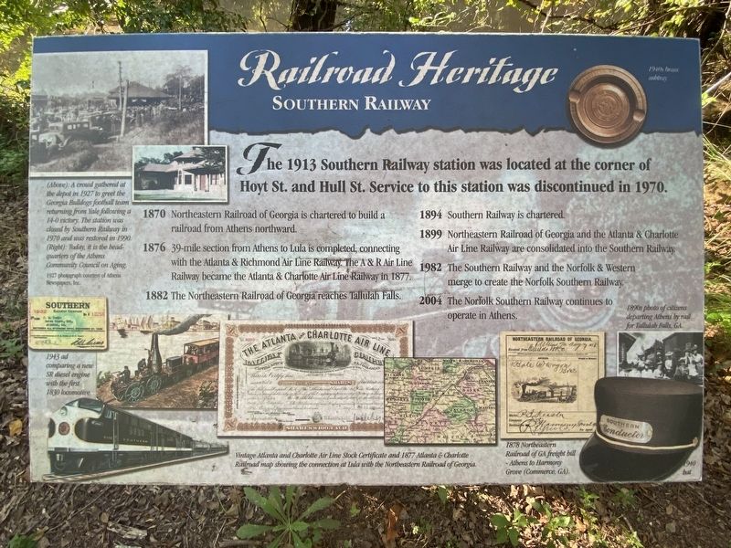 Railroad Heritage Marker image. Click for full size.
