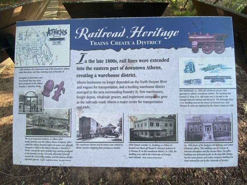 Railroad Heritage Marker image. Click for full size.