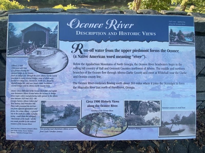 Oconee River Marker image. Click for full size.