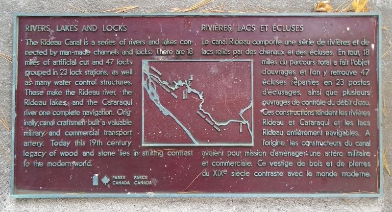 Rivers, Lakes and Locks Marker image. Click for full size.