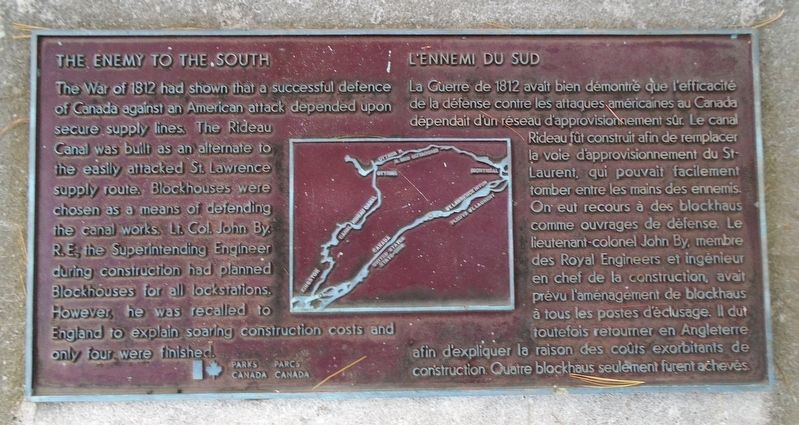 The Enemy to the South Marker image. Click for full size.
