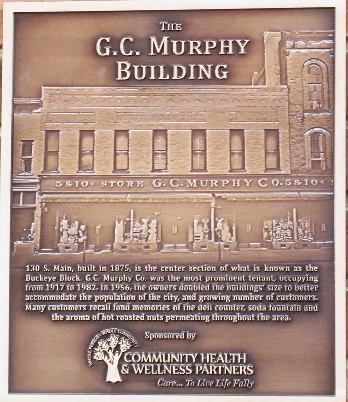 The G.C. Murphy Building Marker image. Click for full size.