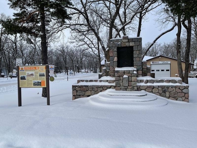 Otter Tail City Marker. Click for full size. Otter Tail City Marker image. Click for full size.