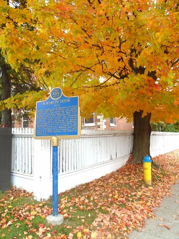 McMartin House / La Maison McMartin Marker image. Click for full size.
