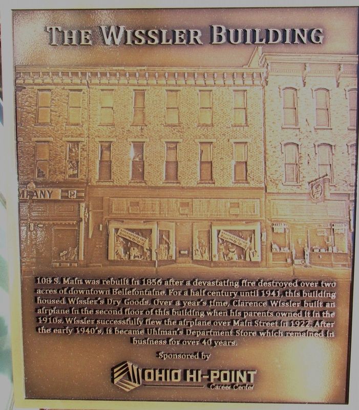 The Wissler Building Marker image. Click for full size.