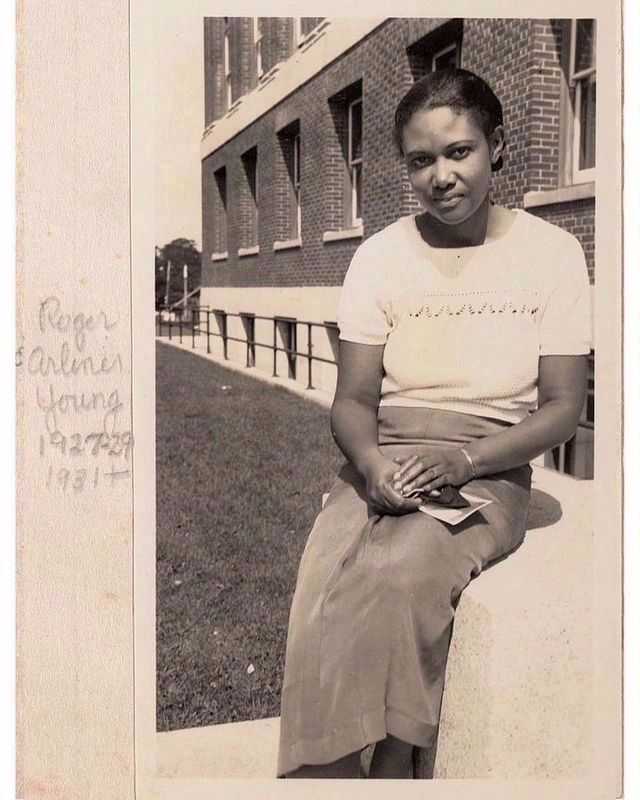 Roger Arliner Young in the late 1920s. Click for full size. Roger Arliner Young in the late 1920s image. Click for full size.