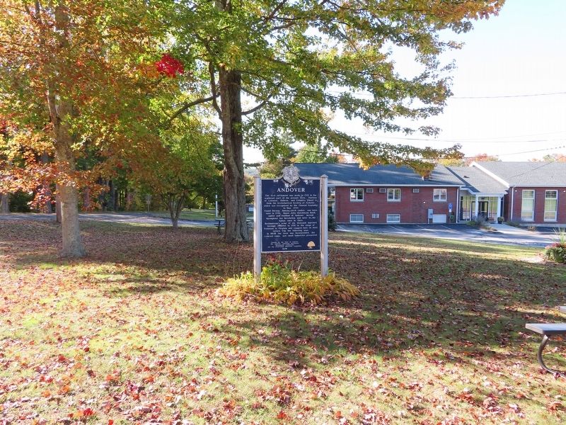 Andover Marker. Click for full size. Andover Marker image. Click for full size.