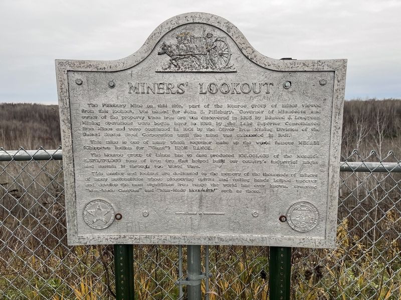 Miners' Lookout Marker image. Click for full size.