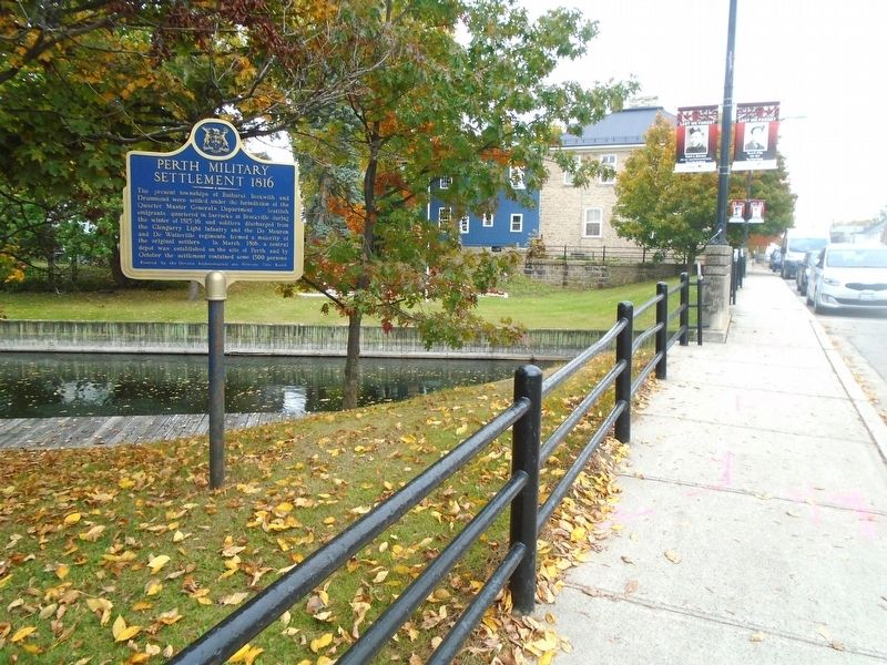 Perth Military Settlement 1816 Marker. Click for full size. Perth Military Settlement 1816 Marker image. Click for full size.
