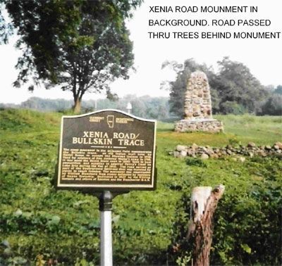 Xenia Road Marker and Monument image. Click for full size.