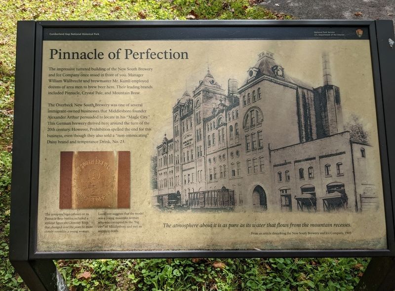 Pinnacle of Perfection Marker. Click for full size. Pinnacle of Perfection Marker image. Click for full size.