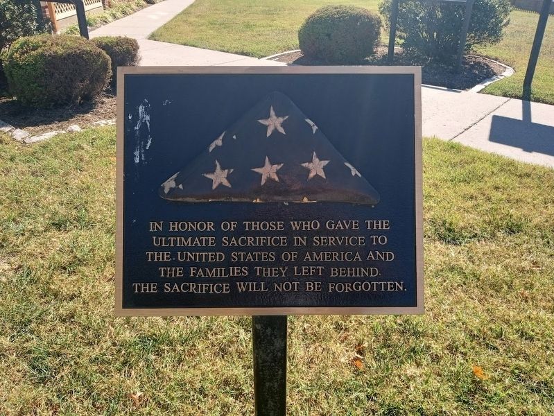 In Honor of Those Who Gave the Ultimate Sacrifice Marker. Click for full size. In Honor of Those Who Gave the Ultimate Sacrifice Marker image. Click for full size.