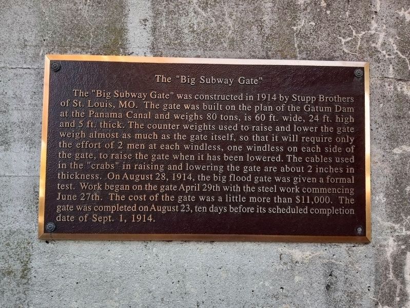 The "Big Subway Gate" Marker image. Click for full size.