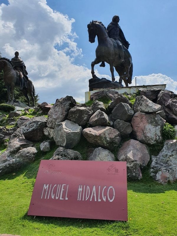 Miguel Hidalgo - Battle of Monte de las Cruces Marker. Click for full size. Miguel Hidalgo - Battle of Monte de las Cruces Marker image. Click for full size.