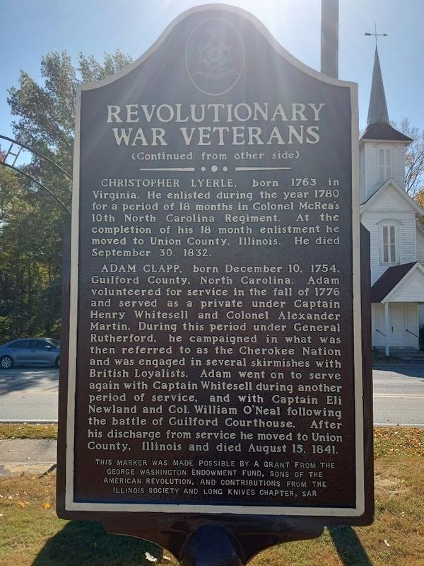 Revolutionary War Veterans Marker image. Click for full size.