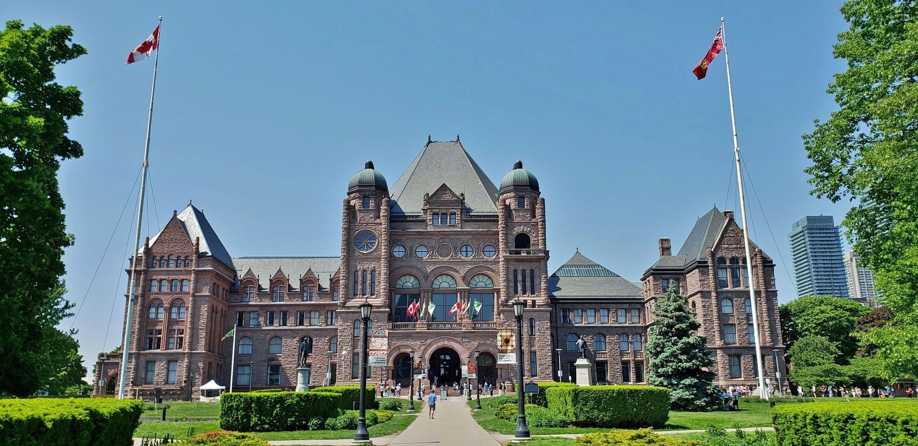 Legislative Assembly of Ontario (<i>south/front elevation</i>) image. Click for full size.