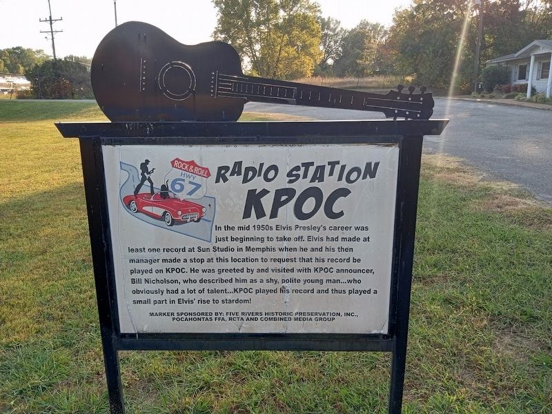 Radio Station KPOC Marker image. Click for full size.