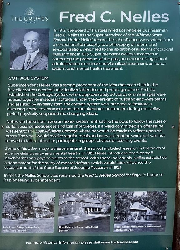 Fred C. Nelles Marker image. Click for full size.