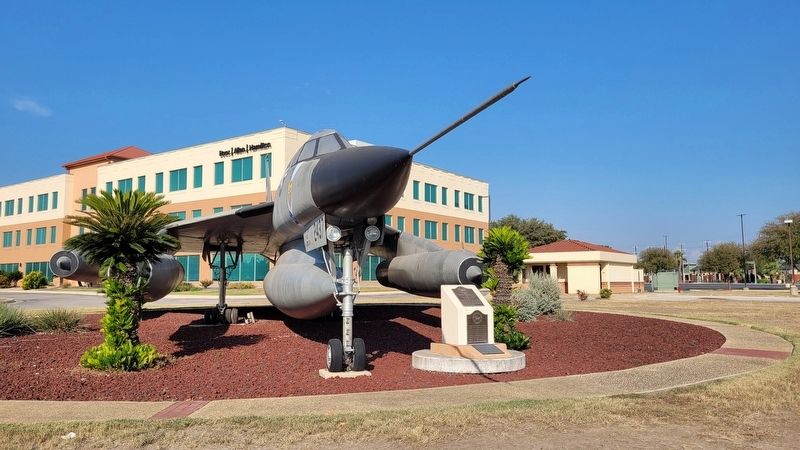 The front view of the B-58 Hustler and Marker. Click for full size. The front view of the B-58 Hustler and Marker image. Click for full size.