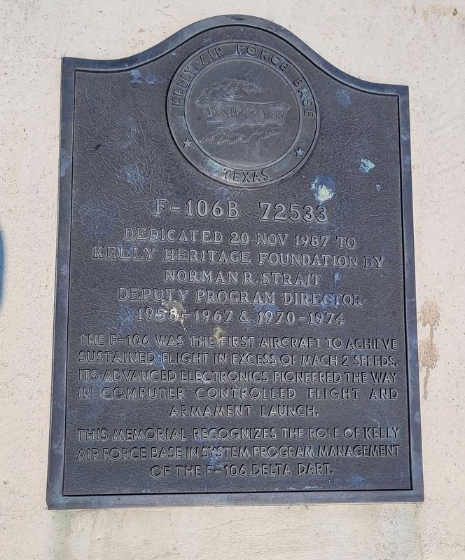 F-106B Marker. Click for full size. F-106B Marker image. Click for full size.