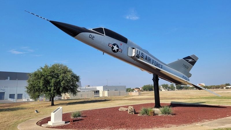 The view of the F-106B and Marker from the parking lot image. Click for full size.